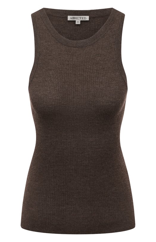 Кашемировая майка Addicted MK911 Коричневый MK911