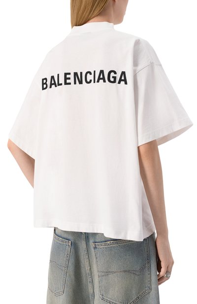 Хлопковая футболка BALENCIAGA, арт. 818431/TPVK1, фото 4