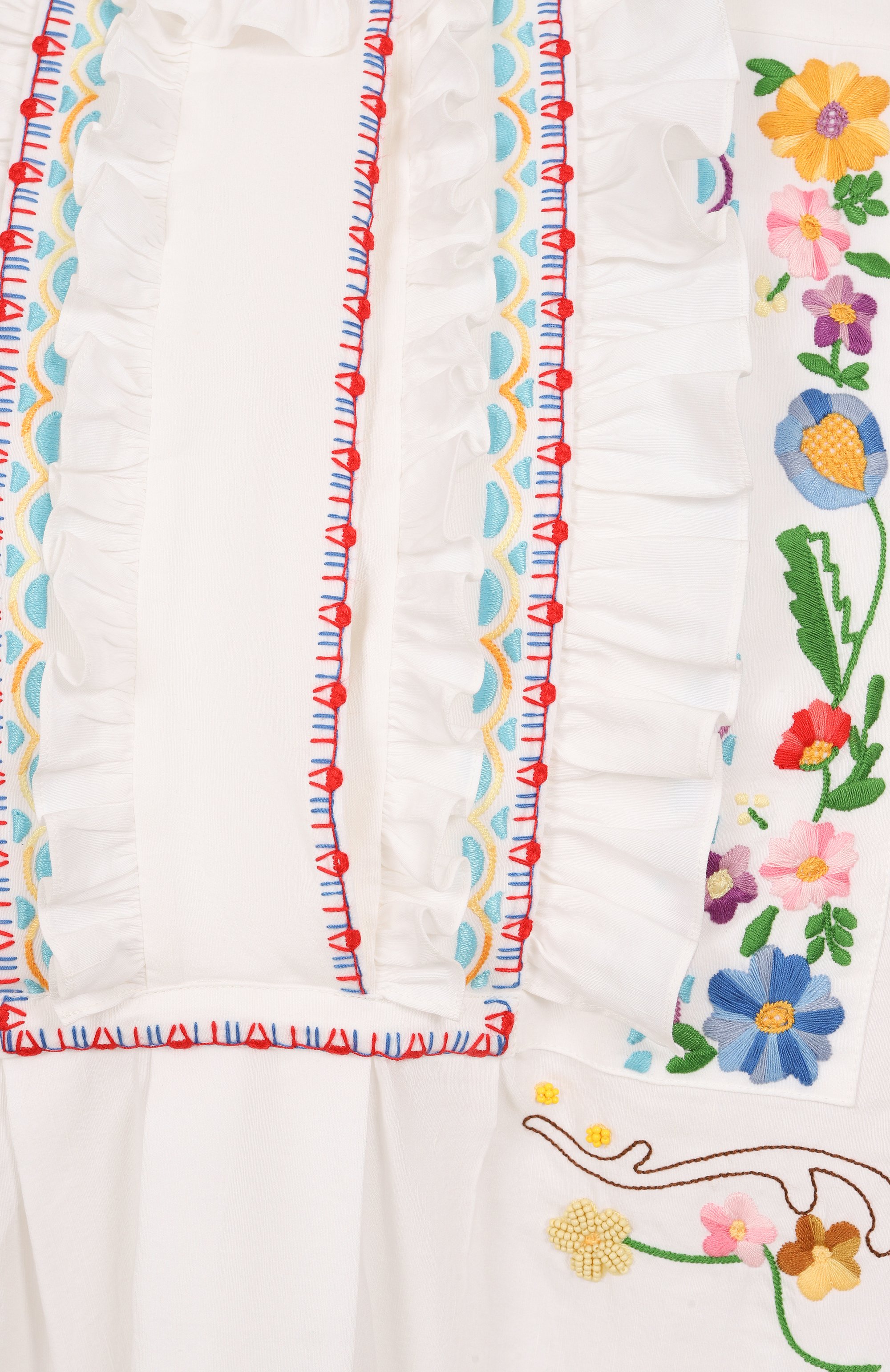 Блузка из хлопка и льна VALENTINO, арт. 6B3AEAC690D, фото 6