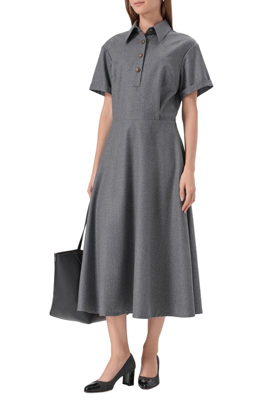 Комбинированные туфли Kiton D60835K0523H02 Серый  D60835K0523H02 Фото 2