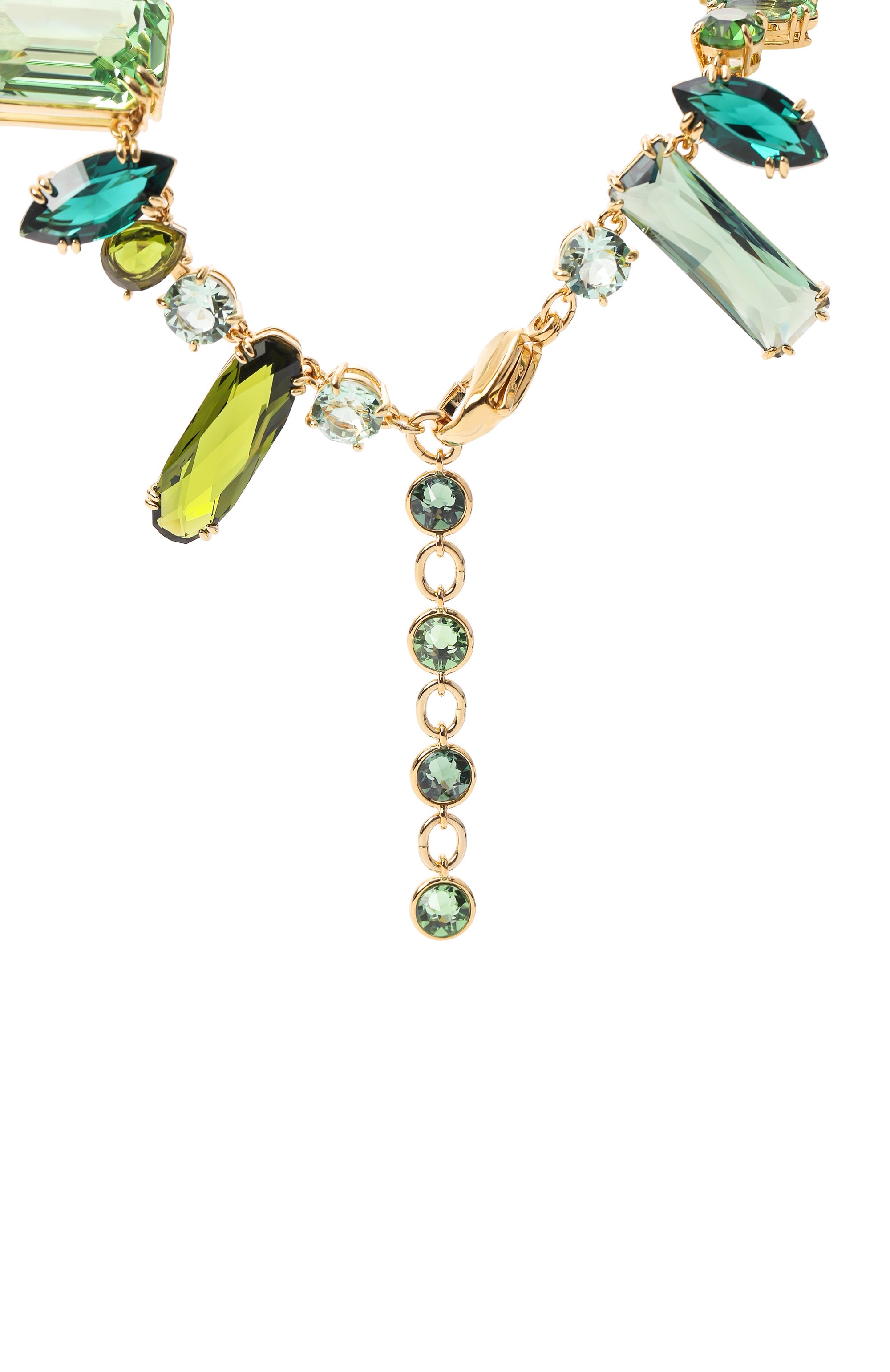 Колье gema SWAROVSKI зеленого цвета по цене 73900 руб., арт. 5657388, фото 4 Колье gema SWAROVSKI, арт. 5657388, фото 4