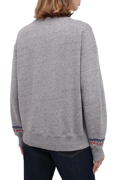Хлопковый свитшот POLO RALPH LAUREN серого цвета по цене 24100 руб., арт. 211817681, фото 4 Хлопковый свитшот POLO RALPH LAUREN, арт. 211817681, фото 4