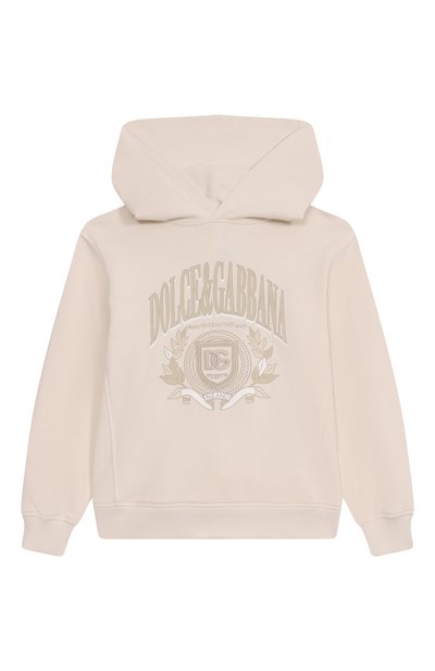 Хлопковое худи DOLCE & GABBANA, арт. L4JWLV/G705B/8-14