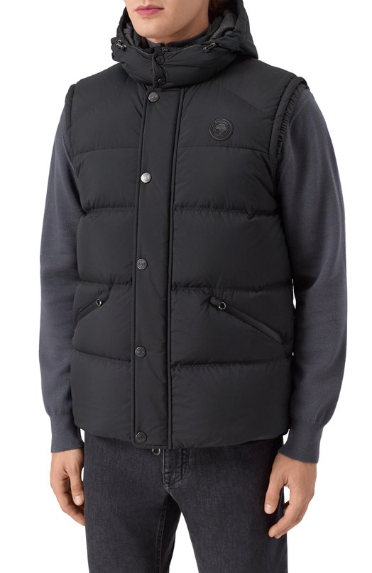 Утепленный жилет Stefano Ricci M6J5400080/PL002Q Чёрный  M6J5400080/PL002Q Фото 3