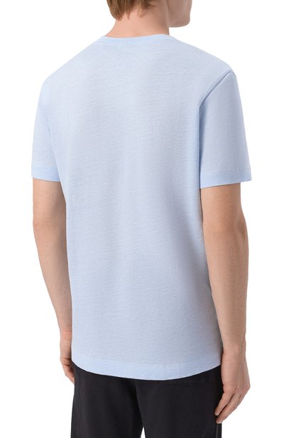 Футболка изо льна и хлопка BOSS, арт. 50559163, фото 4