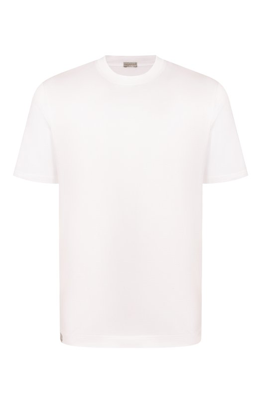 Хлопковая футболка Capobianco 20M660.MK00. Белый 20M660.MK00.