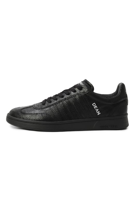 Кожаные кеды Boxer Dsquared2 SNM0364/43908441 Чёрный  SNM0364/43908441 Фото 4