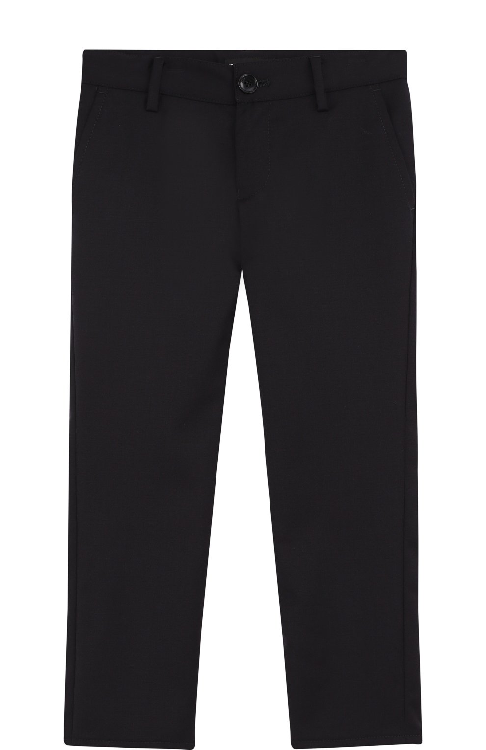 Шерстяные брюки прямого кроя EMPORIO ARMANI, арт. 6Z4P10/4N19Z, фото 1