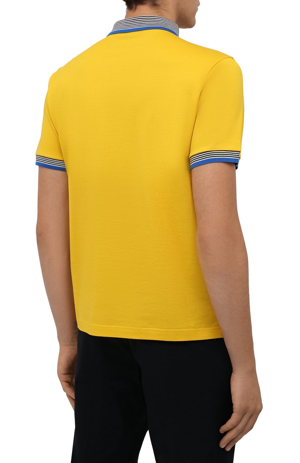 Хлопковое поло PRADA, арт. UJN766-1ZP5-F0010-212, фото 4