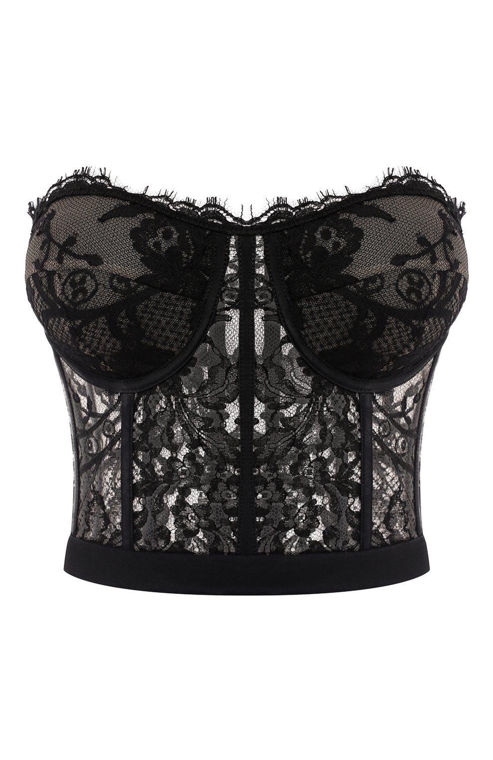 Топ ALEXANDER MCQUEEN черного цвета по цене 138000 руб., арт. 586959/QEAAH, фото 1 Топ ALEXANDER MCQUEEN, арт. 586959/QEAAH, фото 1