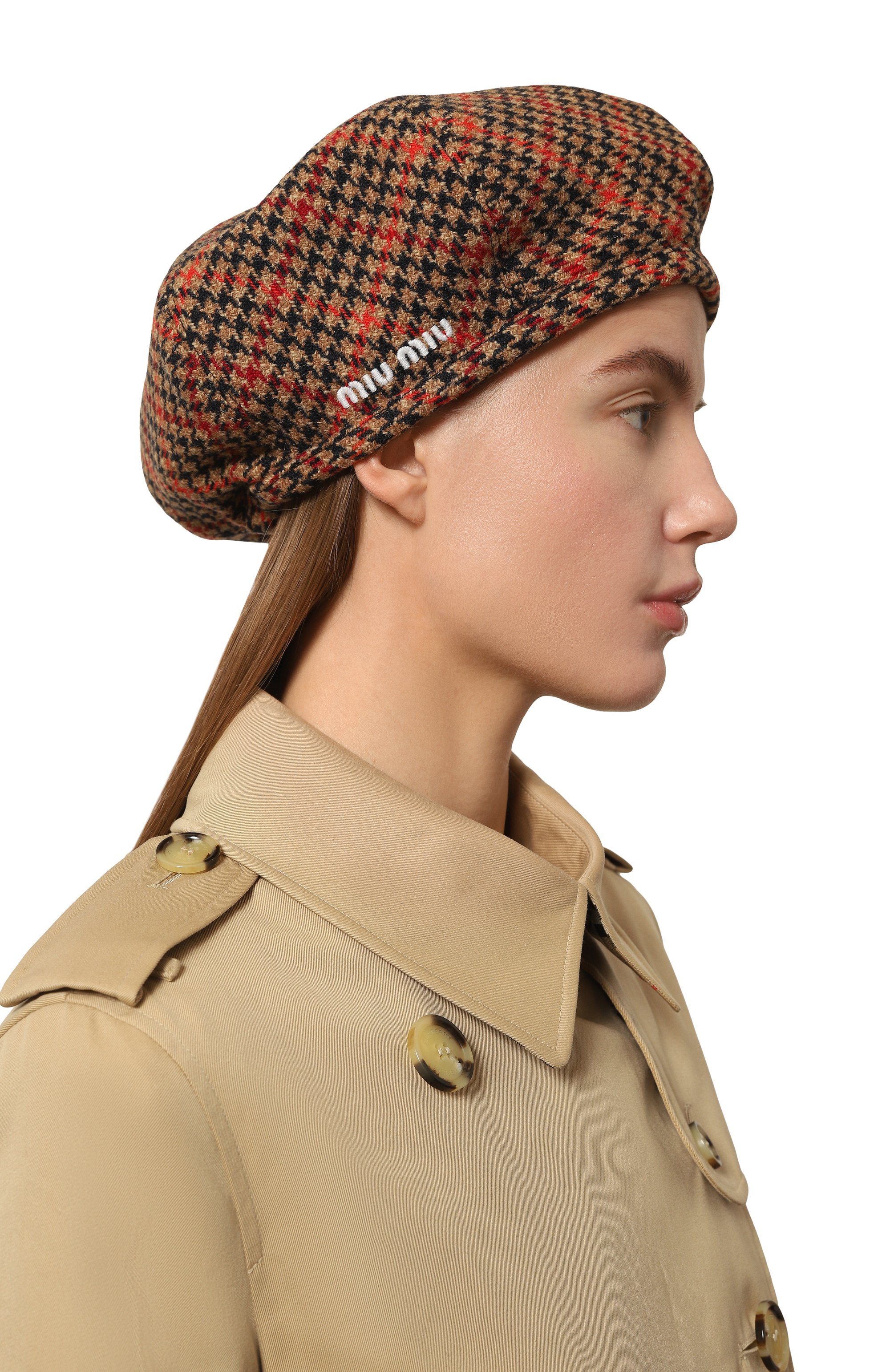 Шерстяной берет MIU MIU, арт. 5HC075-1V7U-F0005, фото 2