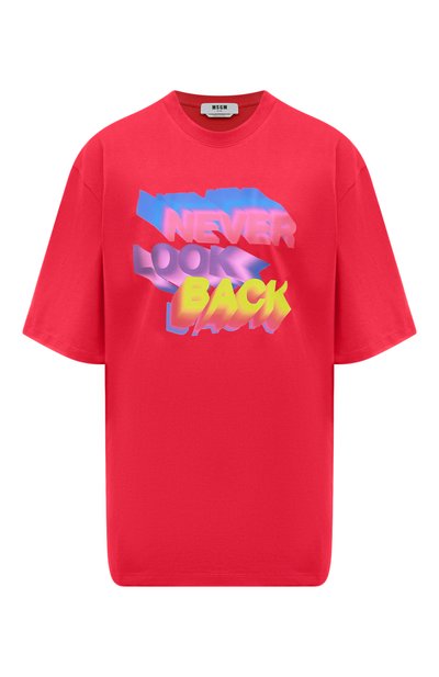 Женская хлопковая футболка MSGM, арт. 3341MDM167 227798