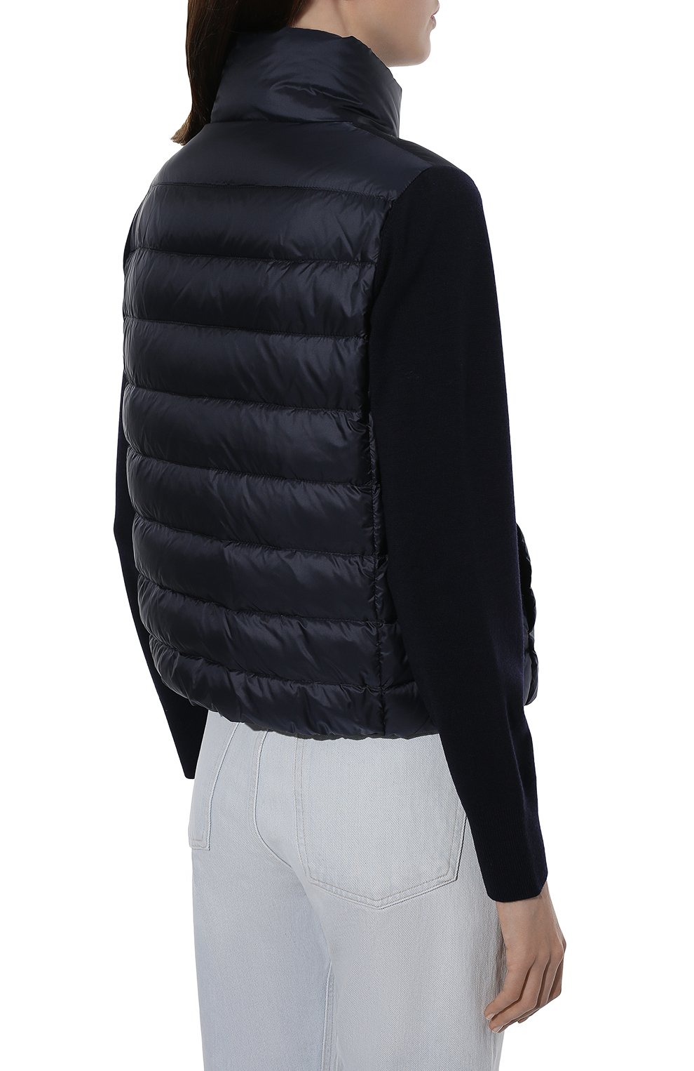 Пуховая куртка MONCLER темно-синего цвета по цене 72100 руб., арт. F2-093-9B511-00-A9018, фото 4 Пуховая куртка MONCLER, арт. F2-093-9B511-00-A9018, фото 4