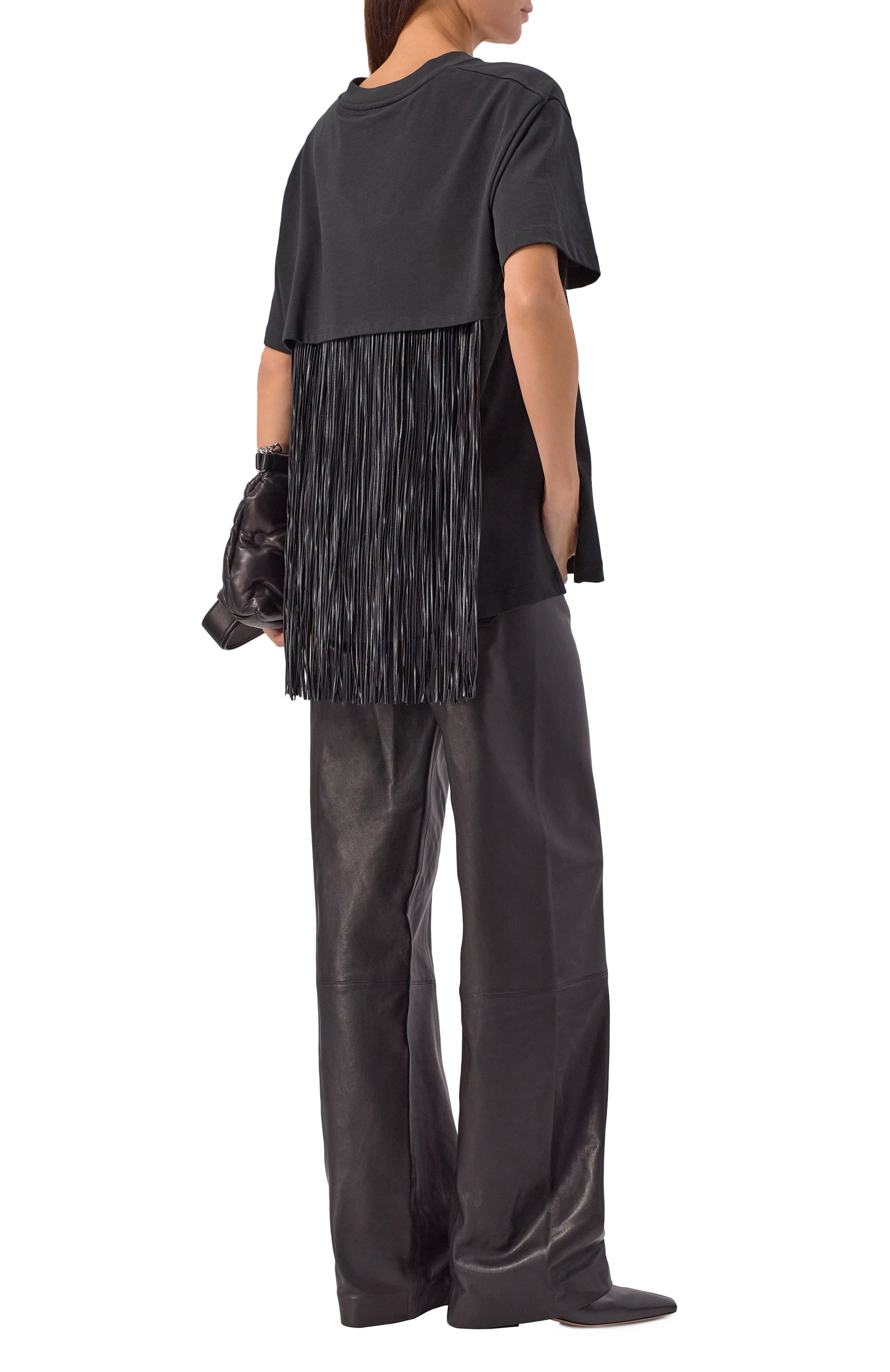 Хлопковая футболка SPORTMAX, арт. TEATIN0, фото 2