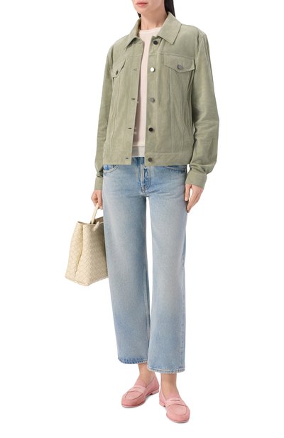 Замшевые пенни-лоферы SANTONI, арт. WUVG72025G0MSAEA, фото 3