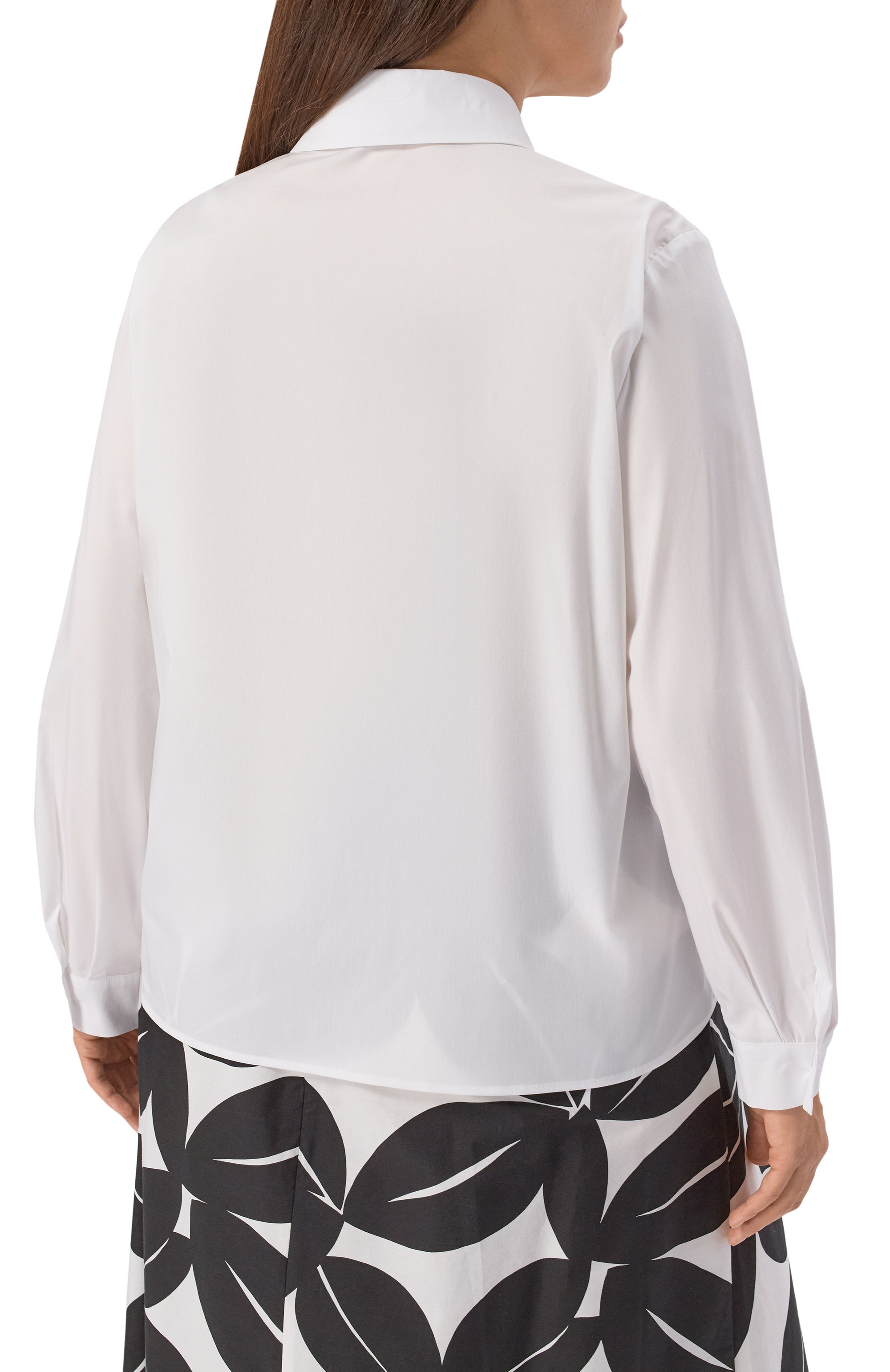 Хлопковая рубашка PERSONA BY MARINA RINALDI, арт. CITRAT0, фото 4