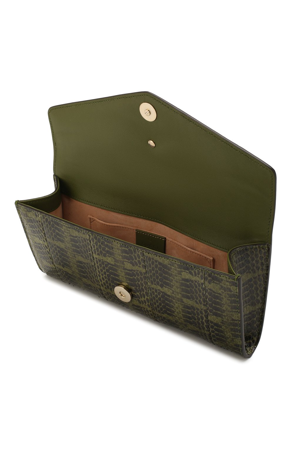 Клатч broadway GUCCI зеленого цвета по цене 123500 руб., арт. 602800/LS6HG, фото 4 Клатч broadway GUCCI, арт. 602800/LS6HG, фото 4