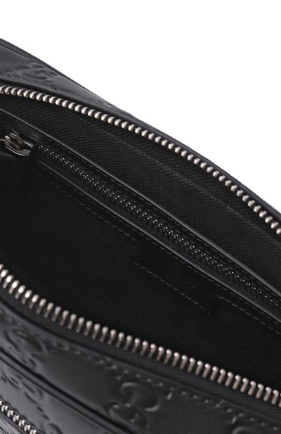 Сумка gg emblem small GUCCI черного цвета по цене 257000 руб., арт. 850242/AAF0M, фото 5 Сумка gg emblem small GUCCI, арт. 850242/AAF0M, фото 5