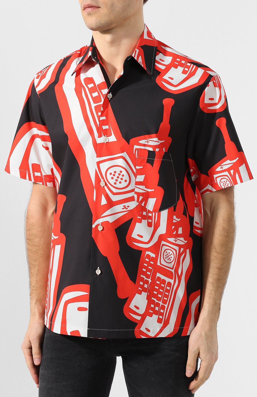 Хлопковая рубашка MAISON MARGIELA, арт. S30DL0425/S49870, фото 3