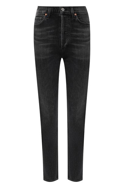 Джинсы прямого кроя с потертостями CITIZENS OF HUMANITY, арт. 1728-1056, фото 1