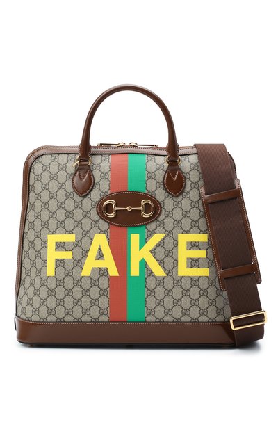 Сумка-тоут horsebit 1955 «fake/not» GUCCI, арт. 621640/2GCBG, фото 5