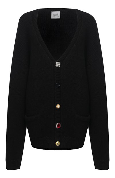 Женский шерстяной кардиган VETEMENTS, арт. WE51KN500B 1399/BLACK