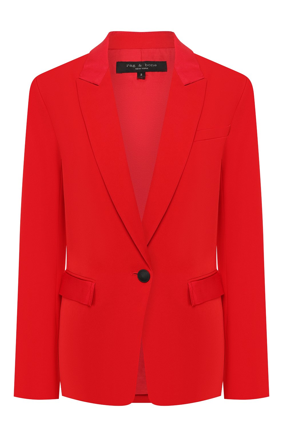 Жакет RAG AND BONE красного цвета по цене 72950 руб., арт. WAW20S4024M424, фото 1 Жакет RAG AND BONE, арт. WAW20S4024M424, фото 1