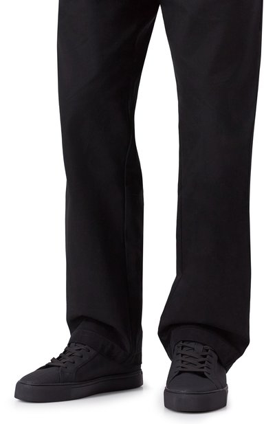 Кожаные кеды HIDE AND JACK черного цвета по цене 28500 руб., арт. EIBKHMBLKBLK-MTB, фото 3 Кожаные кеды HIDE AND JACK, арт. EIBKHMBLKBLK-MTB, фото 3