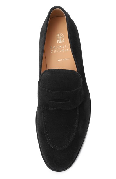 Замшевые пенни-лоферы BRUNELLO CUCINELLI, арт. MZUCCLB702, фото 5