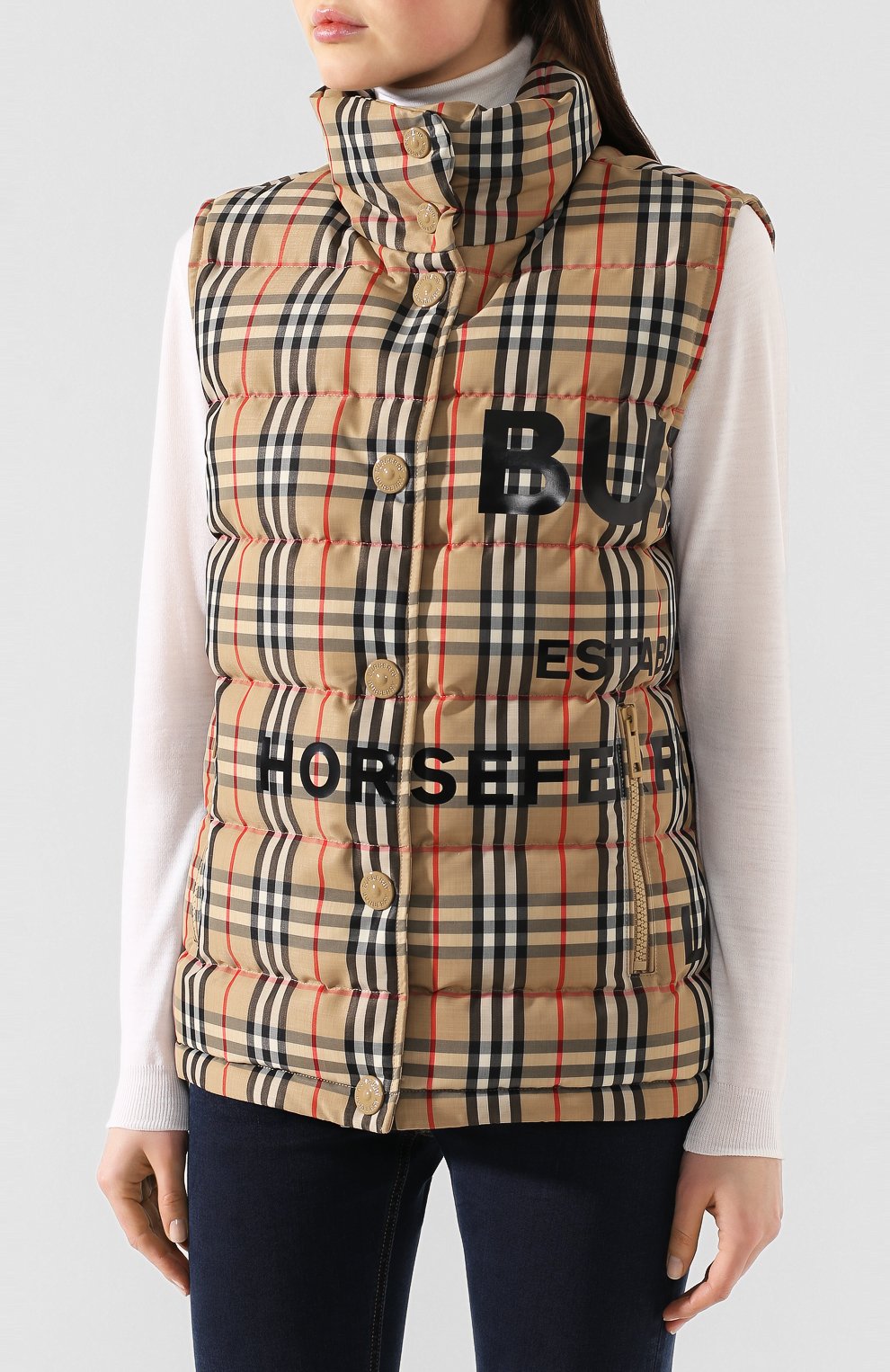 Пуховый жилет BURBERRY, арт. 8023729, фото 3