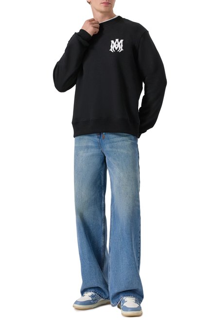 Мужские кожаные кеды skel-top AMIRI, арт. AMF0SR1140