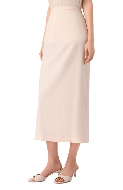 Шерстяная юбка LOULOU DE SAISON кремового цвета по цене 31350 руб., арт. CARA, фото 3 Шерстяная юбка LOULOU DE SAISON, арт. CARA, фото 3