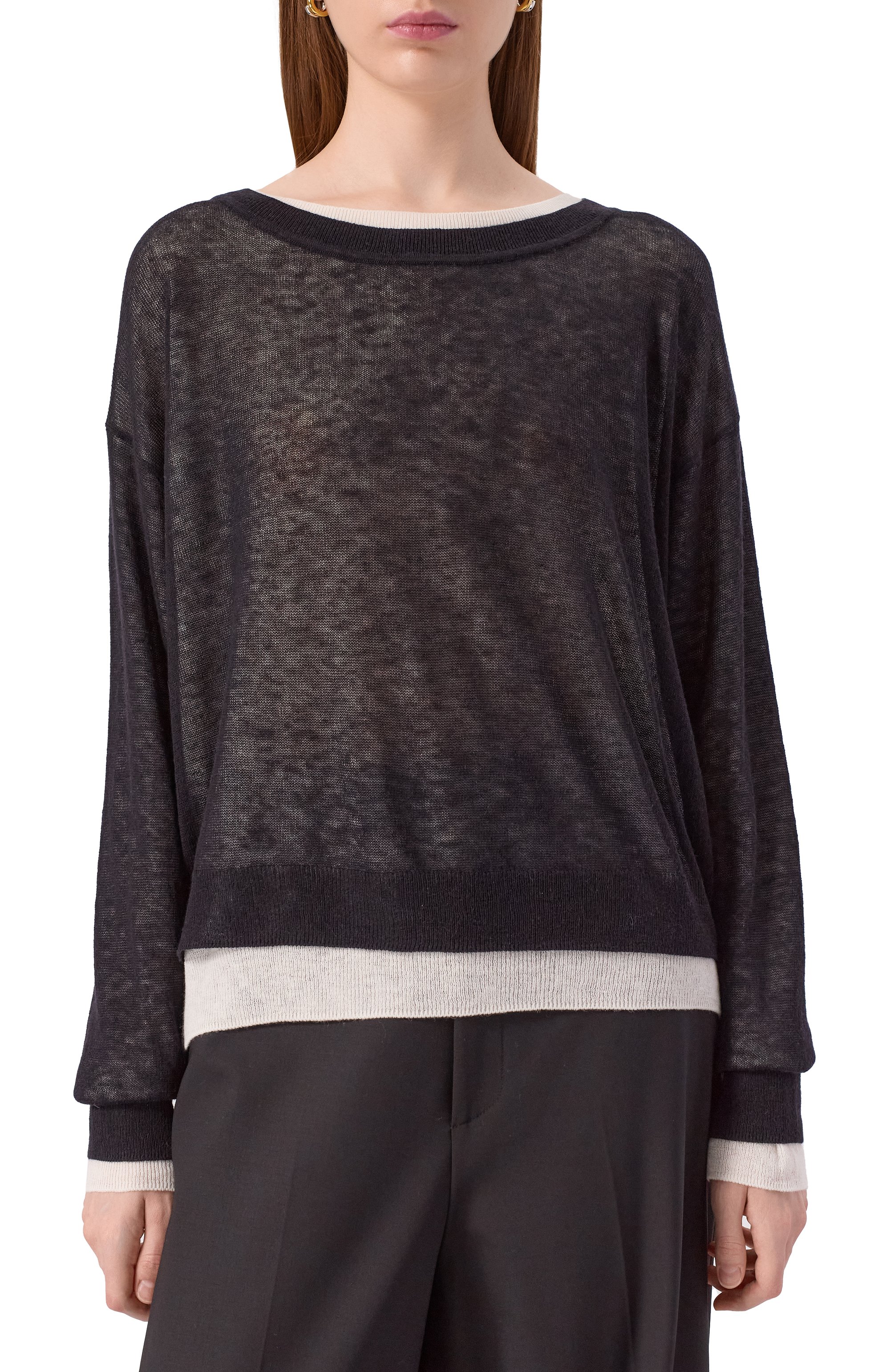 Шерстяной пуловер BOSS, арт. 50542875, фото 3