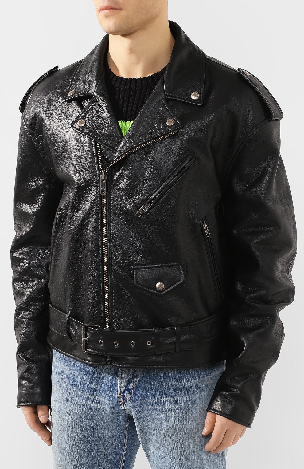 Кожаная куртка BALENCIAGA, арт. 507398/TES24, фото 3