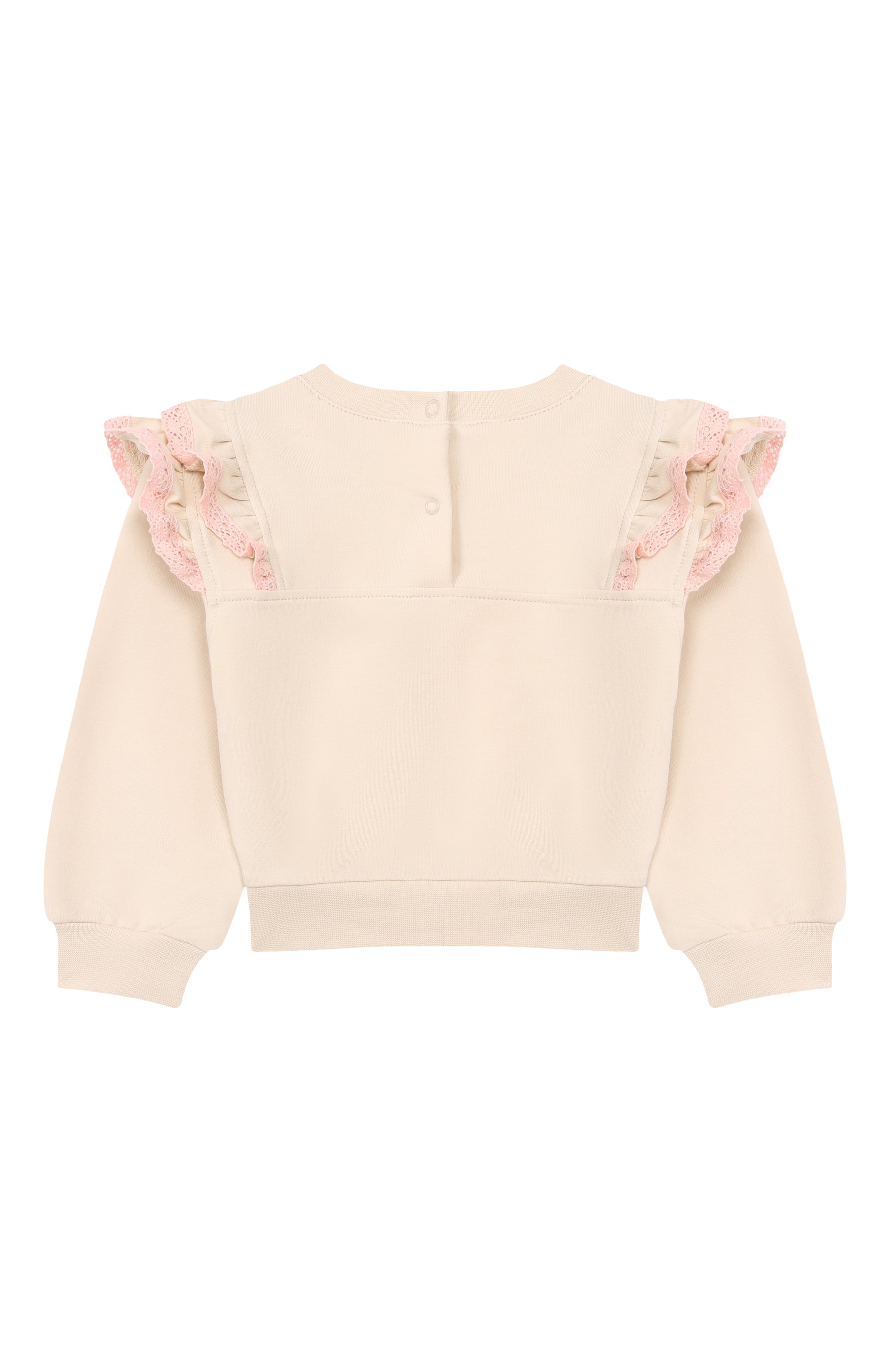 Хлопковый свитшот MONNALISA, арт. 39G607, фото 2