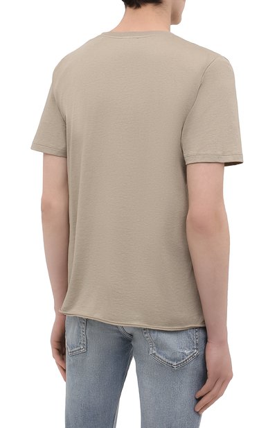 Хлопковая футболка SAINT LAURENT, арт. 648102/YBYL2, фото 4