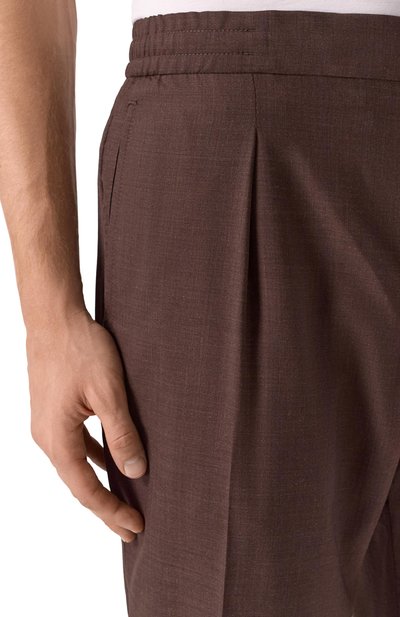 Брюки из шерсти и шелка MARCO PESCAROLO, арт. CHIAIA/5122/50, фото 5