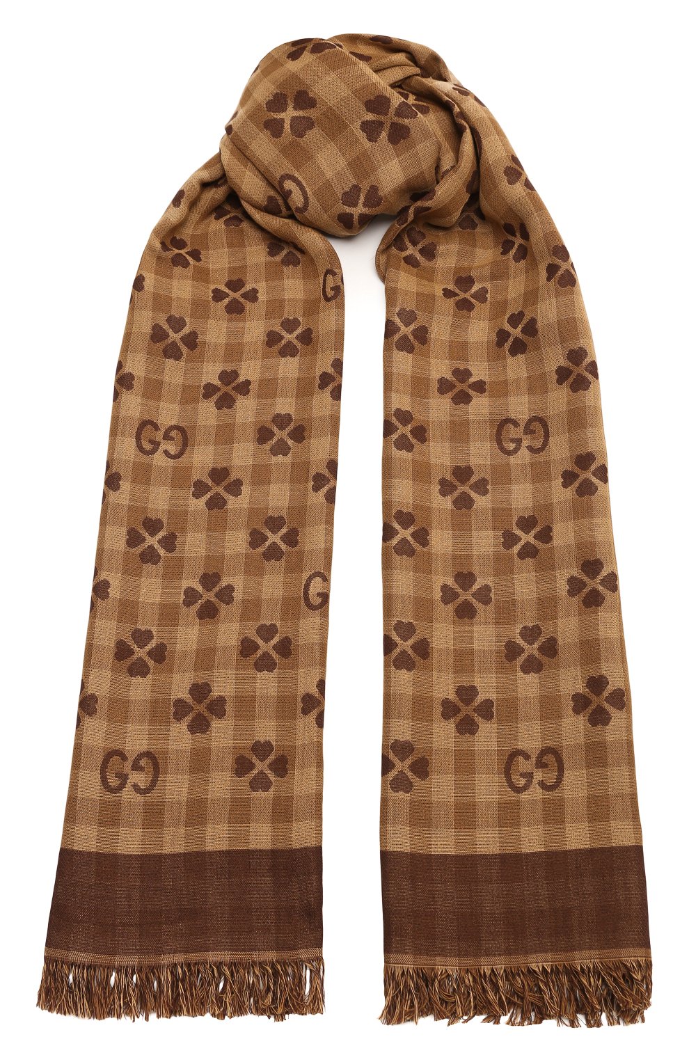 Хлопковый шарф GUCCI, арт. 662446 4G114, фото 1