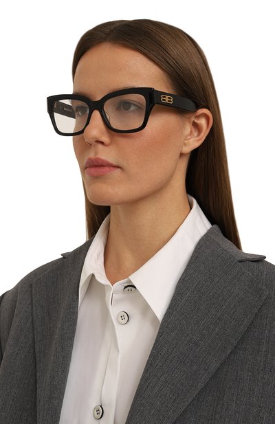 Оправа BALENCIAGA черного цвета по цене 35100 руб., арт. BB0274 001, фото 2 Оправа BALENCIAGA, арт. BB0274 001, фото 2