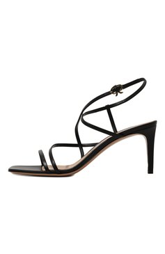 Женские кожаные босоножки manilla 70 GIANVITO ROSSI черного цвета, арт. G32063.70RIC.NAPNER0 | Фото 4 (Каблук тип: Шпилька; Материал внутренний: Натуральная кожа; Подошва: Плоская; Драгоценные камни: Проставлено; Материал сплава: Проставлено; Каблук высота: Высокий, Средний; Материал внешний: Натуральная кожа; толщина подошвы: 0,7; ширина носка стельки: 8,1, 8,6, 8,9, 8,8, 7,8)