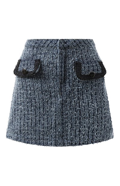 Женская джинсовая юбка SELF-PORTRAIT, арт. PF24-826SK-BL