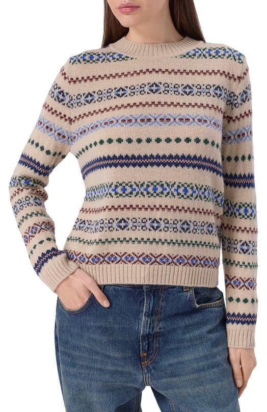 Свитер Weekend Max Mara QUIRETE Кремовый  QUIRETE Фото 3