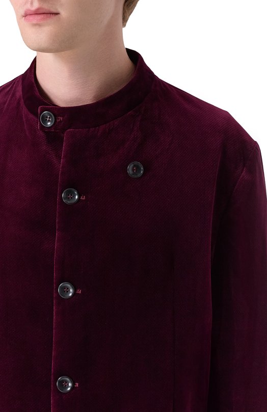 Однобортный пиджак Giorgio Armani 9SGGG086/T0230 Бордовый  9SGGG086/T0230 Фото 5