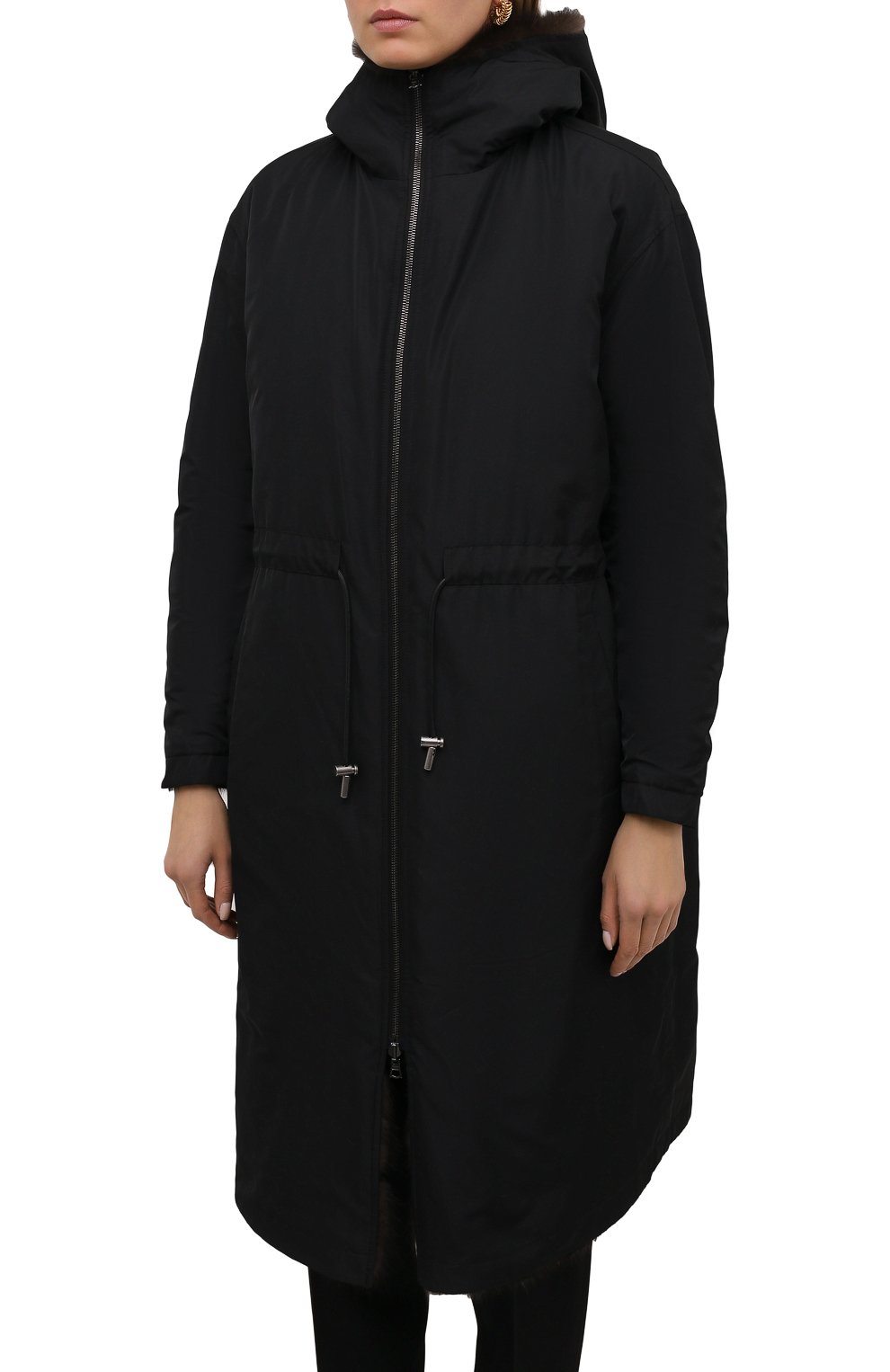 Двусторонняя шуба из соболя YVES SALOMON, арт. 22WYM03690ZIRV, фото 6