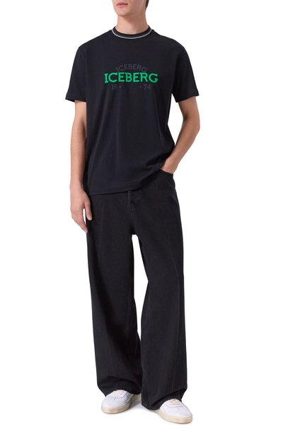 Хлопковая футболка ICEBERG, арт. F010/6325, фото 2