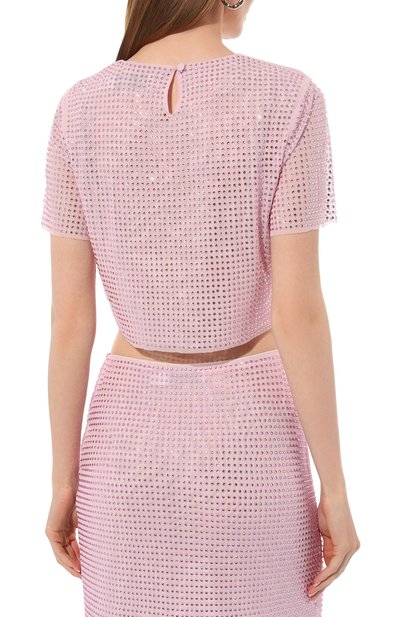 Топ SELF-PORTRAIT сиреневого цвета по цене 35450 руб., арт. RS23-108T-L, фото 4 Топ SELF-PORTRAIT, арт. RS23-108T-L, фото 4