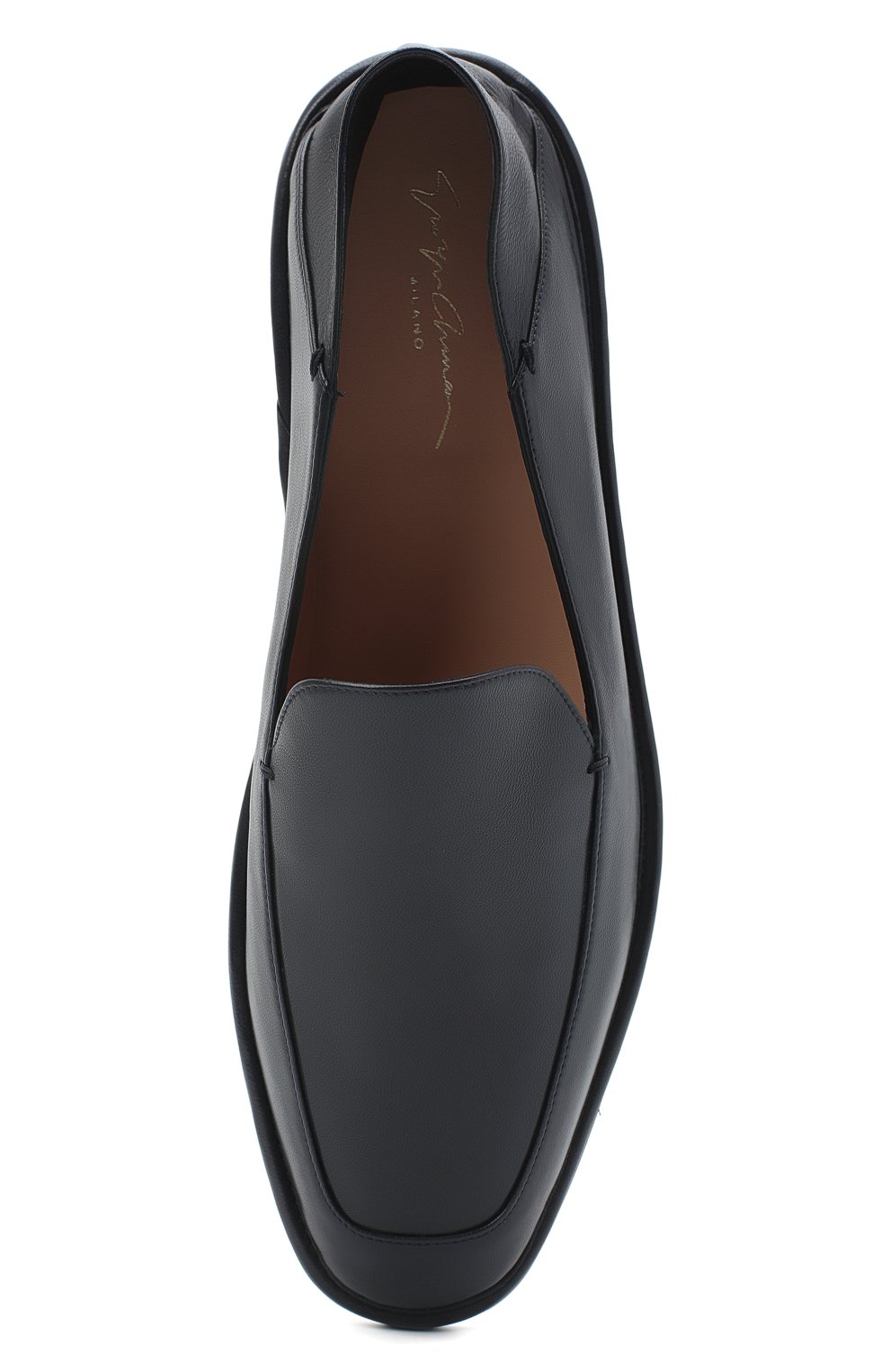 Кожаные лоферы GIORGIO ARMANI, арт. X1J107/XF491, фото 5
