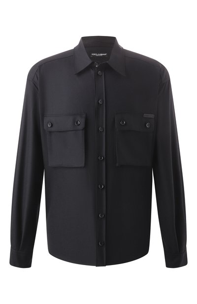Мужская шерстяная рубашка DOLCE & GABBANA, арт. G5MD1T/FU21Q