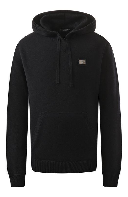 Худи из шерсти и кашемира Dolce & Gabbana GX033T/JEMQ3 Синий GX033T/JEMQ3