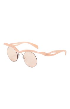 Женские солнцезащитные очки PRADA розового цвета, арт. A24S-12S0B8 | Фото 1 (Нос: Не проставлено; Региональные ограничения белый список (Axapta Mercury): Не проставлено; Тип очков: С/з; Материал: Пластик, Металл; Оптика Гендер: оптика-женское; Очки форма: Круглые)